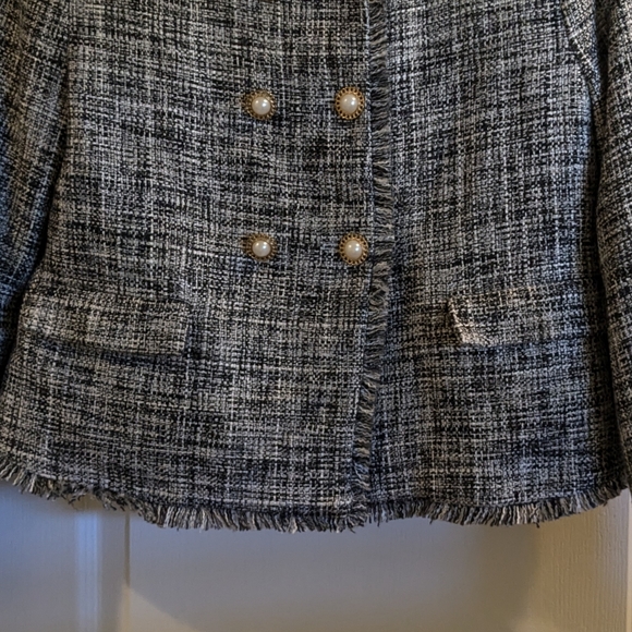 Maeve Double-Breasted Tweed Jacket Anthropologie (10) - Picture 11 of 16